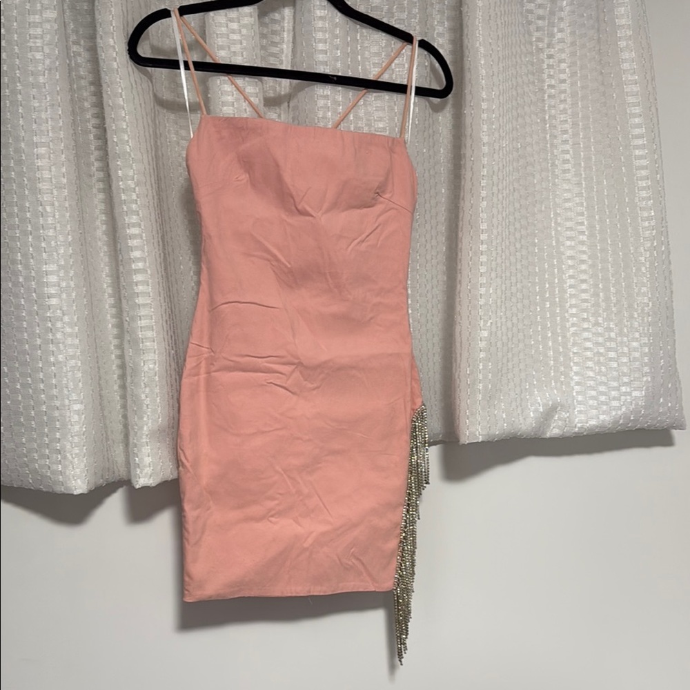 White Fox Boutique Pink Bodycon Mini Dress